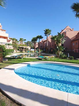 There are 2 pools at Bahia de Casares