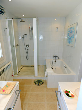 The Master ensuite bathroom at La Calma, Estepona, Spain