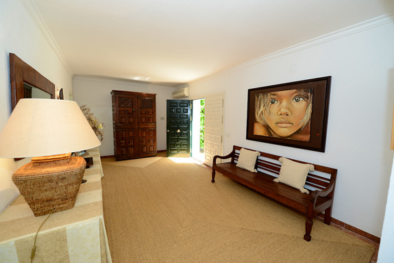 Entrance at La Calma holiday villa, Estepona