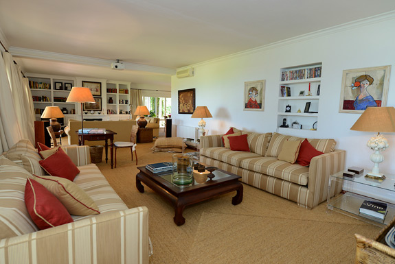 The lounge at La Calma, Estepona, Spain
