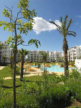 The pool at Costalita Holiday apartment on the Costa del Sol