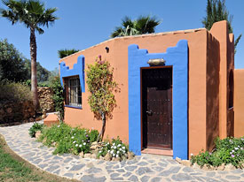 The Moroccan suite is located next to the pool