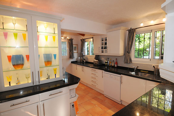 Modern well equipped kitchen at Bay View, Holiday Villa, Estepona