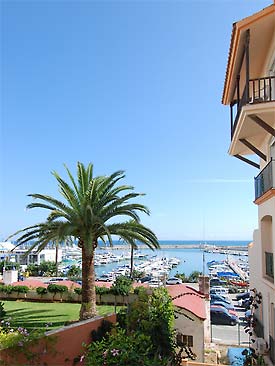 Views towards the marina from the Belgravia Club, Estepona