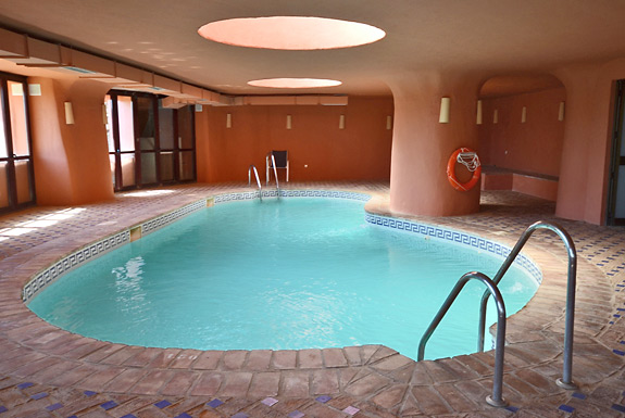 Menara Beach boasts an indoor heated pool